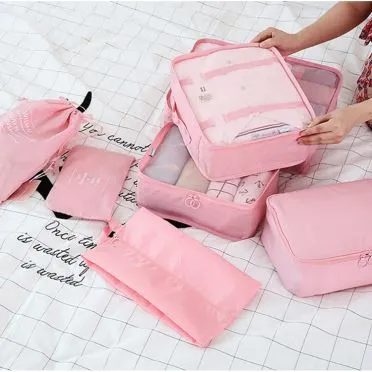 Bagagli da 6 pezzi set cubi di imballaggio